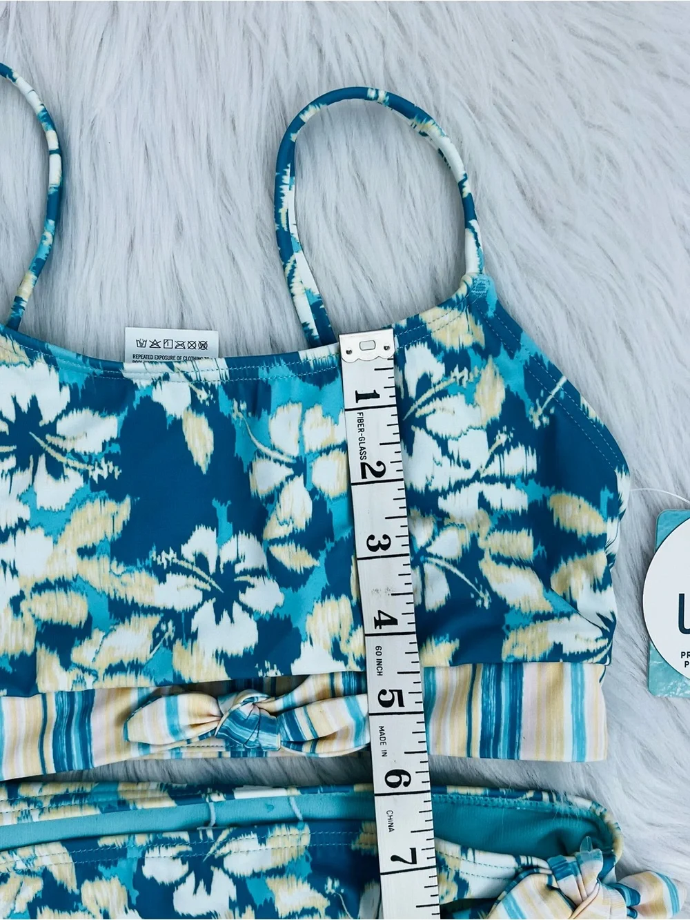 NWT! Girls Hibiscus Mirage Hipster Bikini 2-Piece Swimsuit Sz 10